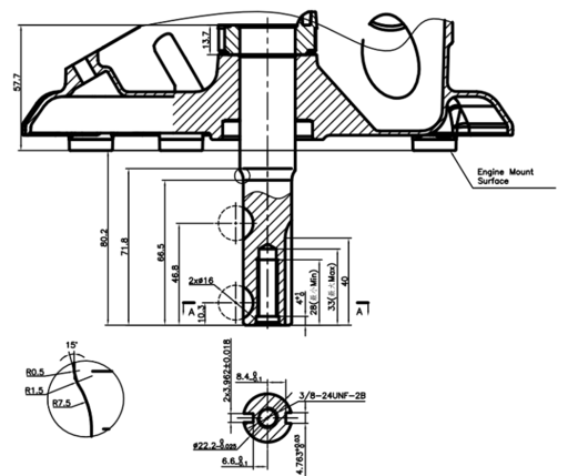 Изображение для Двигатель Loncin LC1P65FE-2 (F type) D22,2