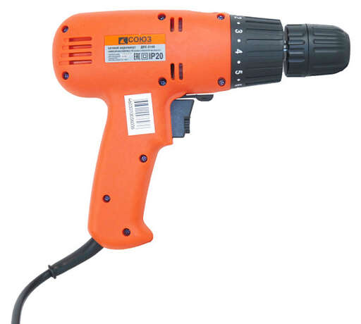 Изображение для Сетевой шуруповерт СОЮЗ ДУС-2140 (0.45 кВт)