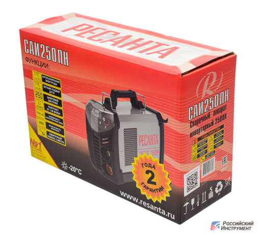 Изображение для Сварочный инверторный аппарат Ресанта САИ 250ПН