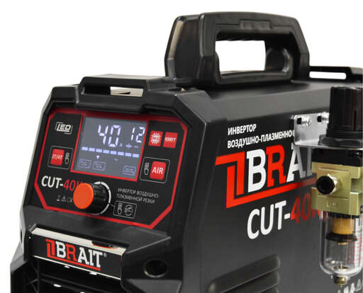 Изображение для Инвертор для воздушно-плазменной резки Brait CUT-40K (6.6 кВт, встроенный компрессор)