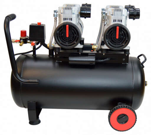 Изображение для Компрессор воздушный Brait KB-2700/50X2 PRO ( 2.7 кВт, 50 л, безмасляный)