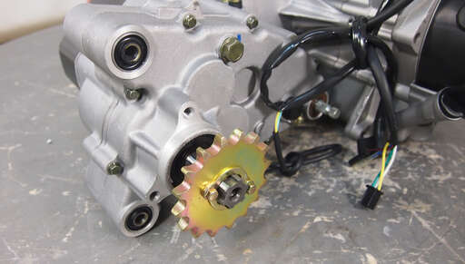 Изображение для Двигатель Dingo180 4х такт.180 см3 161QMJ (GY6-180)моноблок с редуктор. в сб. и масл. охлажд.,реверс