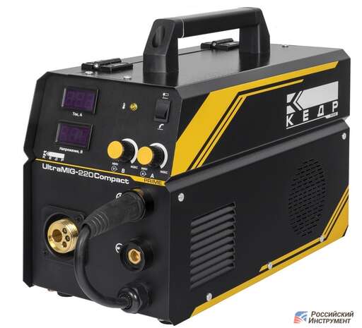 Изображение для Сварочный полуавтомат КЕДР UltraMIG-220 Compact (MMA, MIG/MAG)