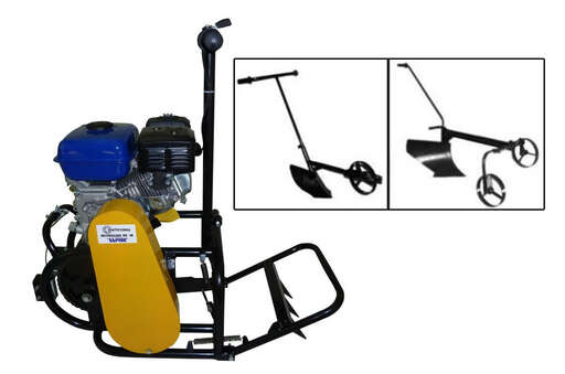 Изображение для Мотолебедка Ижтехмаш  МЛ-1М Бычок (6.5 лс, ножная, набор навесного оборудования (плуг,окучник)