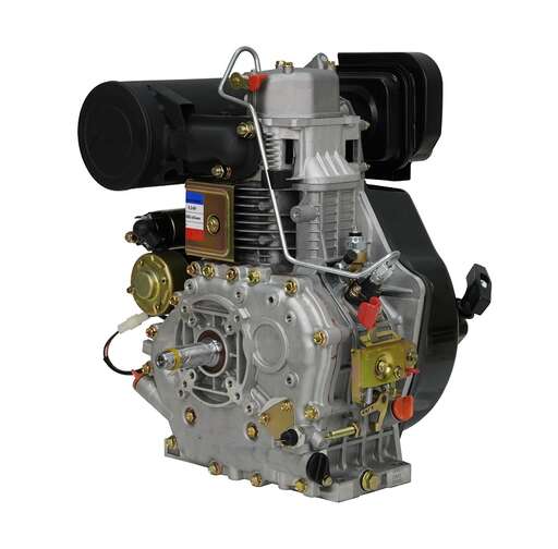 Изображение для Двигатель дизельный Lifan С192FD (15 лс, конусный вал, электростартер, катушка освещения 6А)