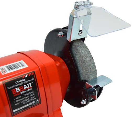 Изображение для Станок точильный угловой  Brait BSM-200N (400Вт, 150х20х12,7мм; 200х40х20мм, 2840 об/мин) 