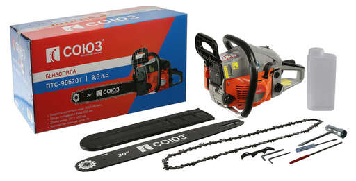 Изображение для Бензопила СОЮЗ ПТС-99520Т
