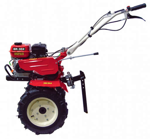 Изображение для Мотоблок бензиновый BRAIT BR-302 (7 лс, 3 вперед/1 назад, колеса 4х10, понижайка)