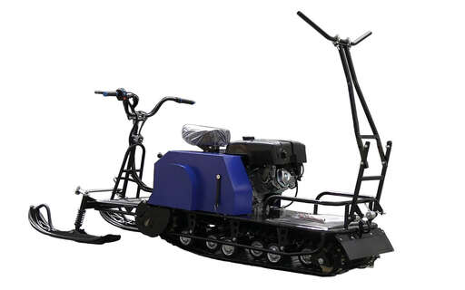 Изображение для Мотобуксировщик Лидер-3-3Т-15АП с лыжным модулем (Lifan 15 лс, электростартер, освещение, с реверсом, три тележки)