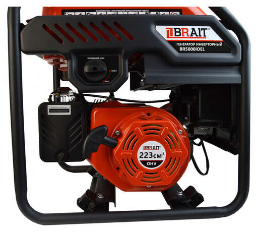 Изображение для Генератор бензиновый инверторный Brait BR5000iOEL (3.8 кВт, электростартер)