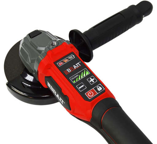 Изображение для МШУ аккумуляторная BRAIT BCAG20/125-4PUBL-1 PRO (125мм, 20Вт, 2500-11500об/мин, плавный пуск, бесщёточный двигатель)