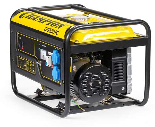 Изображение для Бензиновый генератор CHAMPION GG3301C (3.1 кВт, пусковой ток 7 кВт)
