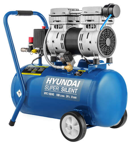 Изображение для Воздушный компрессор безмасляный Hyundai HYC 1824S (1 кВт)