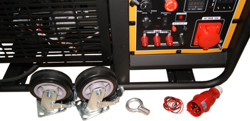 Изображение для Генератор бензиновый Lifan 17000E3А (17 кВт, 380В, электростартер, возможность автозапуска)