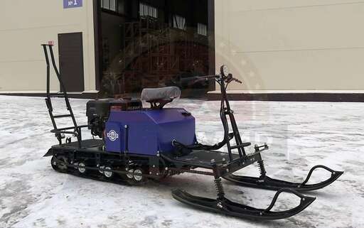 Изображение для Мотобуксировщик Лидер-3-3Т-16АП с лыжным модулем (Lifan 16 лc, электростартер, освещение, реверс, адаптивная подвеска)