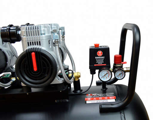 Изображение для Компрессор воздушный Brait KB-5100/200X4 PRO (200л; 5,1Kw; 8bar, 900л/ м; без масляный 380В)