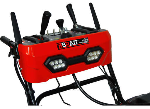 Изображение для Снегоочиститель бензиновый Brait BR-1576ELTWS-6 (15 лс, гусеница, моточасы, электростартер, фара, 6 вперед/2 назад))