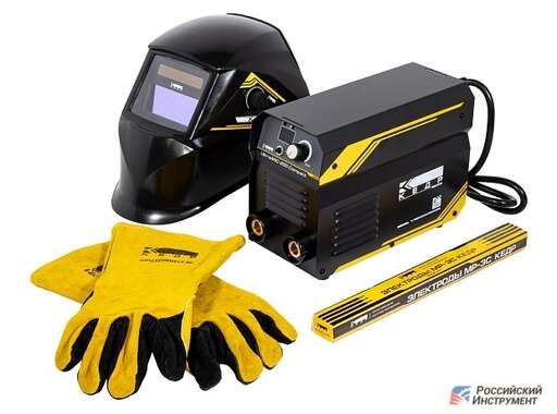 Изображение для Сварочный инверторный аппарат КЕДР UltraARC-250 Compact (MMA, Lift TIG, промо-набор)