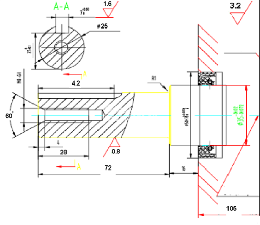 Изображение для Коленвал LIFAN Diesel C188F,188FD D25 в сборе