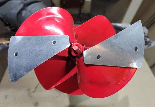 Изображение для Шнек для льда (200 мм / 1000 мм, два эллипсоидных ножа)