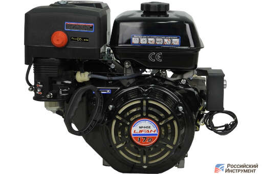 Изображение для Двигатель Lifan NP445E-R 18A (17 лс, электростартер, автоматическое сцепление, катушка освещения 18А)