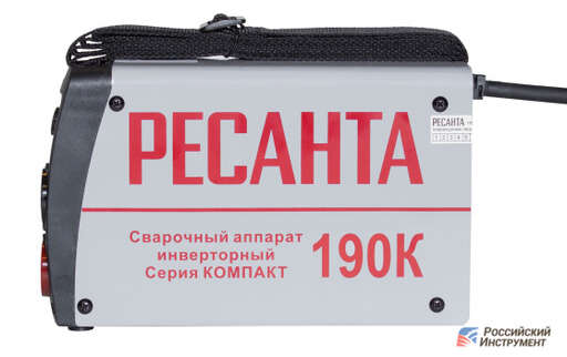 Изображение для Сварочный инверторный аппарат Ресанта САИ 190К (компакт) 