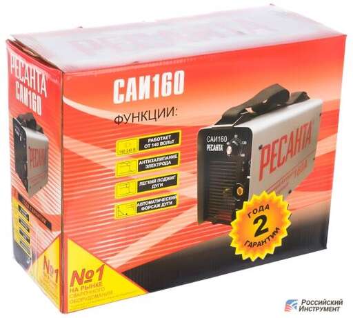 Изображение для Сварочный инверторный аппарат Ресанта САИ 160 