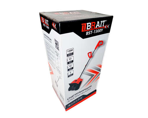 Изображение для Снегоуборщик электрический BRAIT BST-1300Y (электролопата, 1.3 кВт)