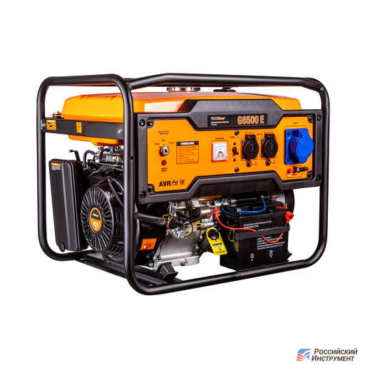 Изображение для Бензиновый генератор Foxweld STANDART G6500 E (5.2 кВт, электростартер)