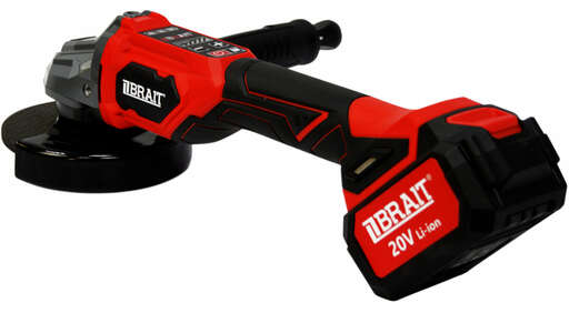 Изображение для МШУ аккумуляторная BRAIT BCAG20/125-4PUBL-1 PRO (125мм, 20Вт, 2500-11500об/мин, плавный пуск, бесщёточный двигатель)