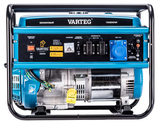 Изображение для Бензиновый генератор VARTEG G6500 (6.5 кВт)