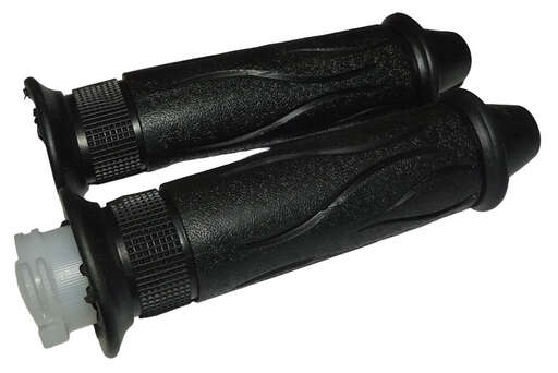 Изображение для Ручка руля правая (газа) SPARK в сборе (с резинкой) + ручка левая (резиновая) (090/091)