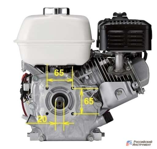 Изображение для Редуктор в сборе с автоматическим сцеплением (тип R, понижение 1:2, 20 мм вал двигателя, вал редуктора 20 мм)