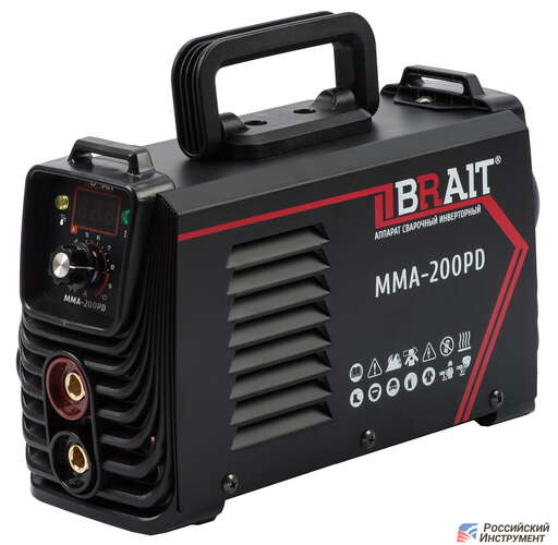 Изображение для Сварочный инверторный аппарат Brait ММА-200PD