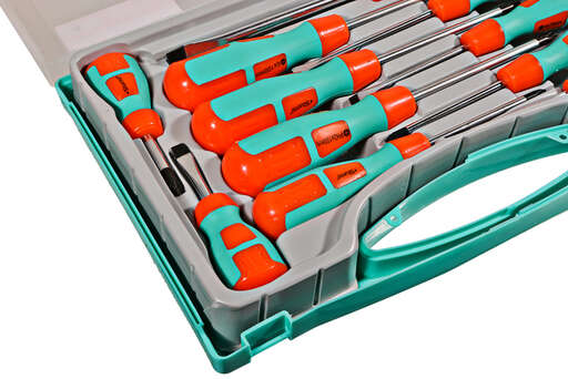 Изображение для Набор отверток 11 предметов, пластиковый кейс, CrV, Sturm!