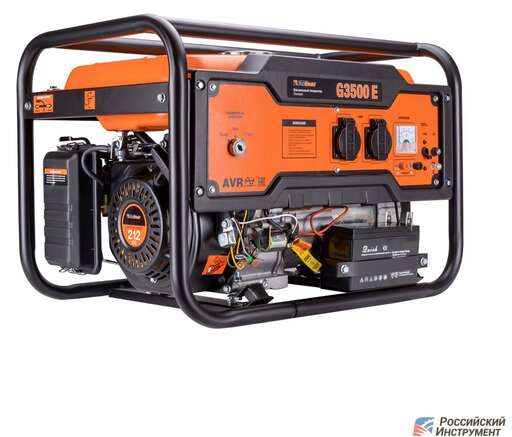 Изображение для Бензиновый генератор Foxweld STANDART G3500 E (3.5 кВт, электростартер)