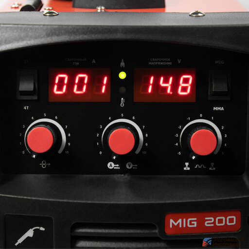 Изображение для Сварочный полуавтомат Foxweld KVAZARRUS MIG 200 (MMA/MIG-MAG)