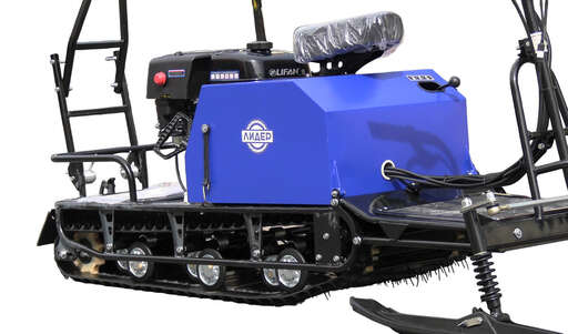 Изображение для Мотобуксировщик Лидер-3-3Т-15АП с лыжным модулем (Lifan 15 лс, электростартер, освещение, с реверсом, три тележки)