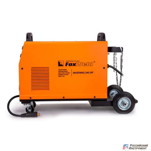 Изображение для Сварочный полуавтомат Foxweld INVERMIG 240 DP (импульсный, синергетик, алюминий, MMA/MIG-MAG/MIG PULSE/MIG DOUBLE PULSE/TIG LIFT/TIG PULSE/SPOT)