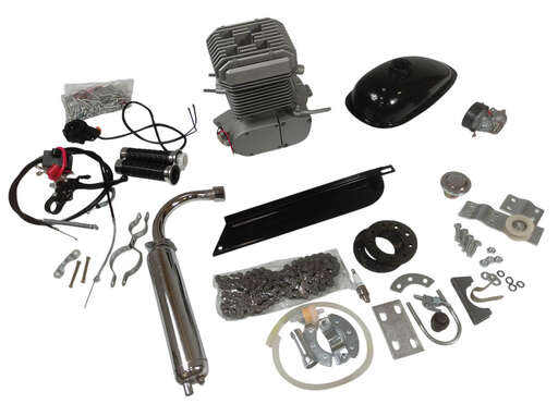 Изображение для Двигатель велосипедный 110 - 52 (4 лс, полный комплект для установки)