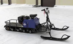 Мотобуксировщик ИЖТЕХМАШ ЛИДЕР-3Н-3Т-25-600 (25 лс, РЫЧАЖНЫЙ ЛЫЖНЫЙ МОДУЛЬ, гусеница 600 мм, РЕВЕРС)