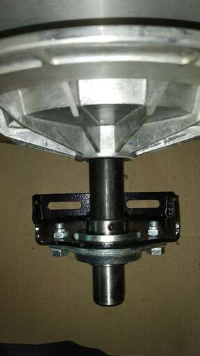 Изображение для Кронштейн 2-ух опорный в сборе со шкивом (посадка 25 мм, вынос 310 мм)