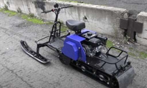 Изображение для Мотобуксировщик компактный Лидер-Дельта-3 с лыжным модулем (Lifan 8 лс, фара, реверс)