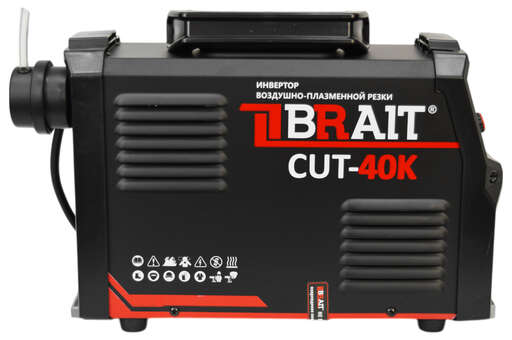 Изображение для Инвертор для воздушно-плазменной резки Brait CUT-40K (6.6 кВт, встроенный компрессор)