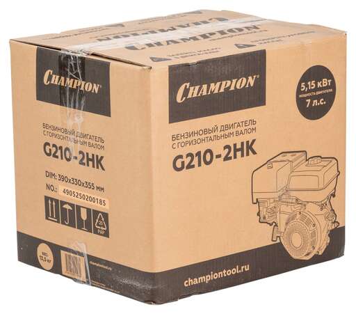 Изображение для Двигатель CHAMPION (7 лс, 19.05 мм)