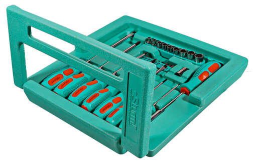 Изображение для Набор отверток 27 предметов, кейс-дисплей, CrV, Sturm!