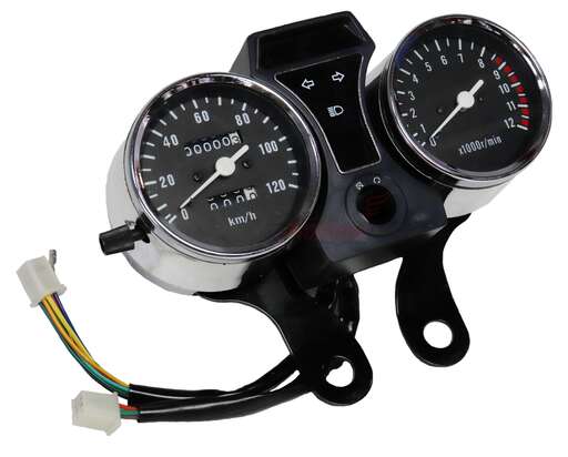 Изображение для Щиток приборов Delta, Zodiak, ОВ-70 круглый, с тахометром механическим