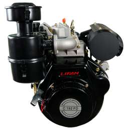 Изображение для Двигатель дизельный Lifan C192FD 6А (15 лс, 25 мм, электростартер, катушка освещения 6А)