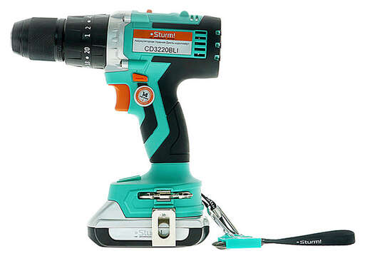 Изображение для Аккумуляторный шуруповерт Sturm! CD3220BLI