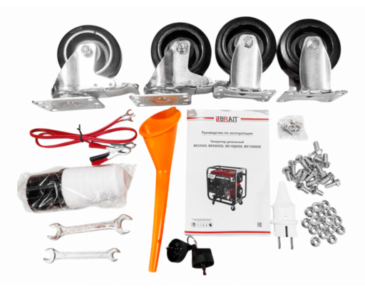 Изображение для Генератор дизельный Brait BR9000DE (6.5 кВт, электростартер, подогрев)